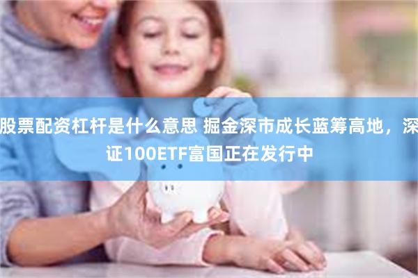 股票配资杠杆是什么意思 掘金深市成长蓝筹高地，深证100ETF富国正在发行中