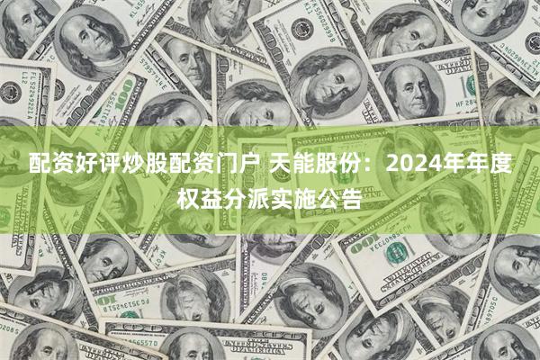 配资好评炒股配资门户 天能股份：2024年年度权益分派实施公告