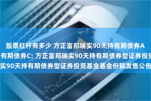 股票杠杆有多少 方正富邦瑞实90天持有期债券A,方正富邦瑞实90天持有期债券C: 方正富邦瑞实90天持有期债券型证券投资基金基金份额发售公告