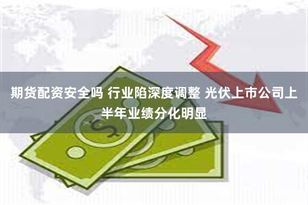 期货配资安全吗 行业陷深度调整 光伏上市公司上半年业绩分化明显