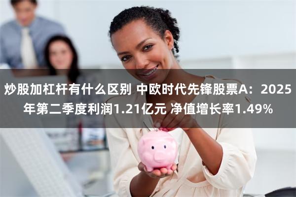 炒股加杠杆有什么区别 中欧时代先锋股票A：2025年第二季度利润1.21亿元 净值增长率1.49%