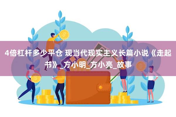 4倍杠杆多少平仓 现当代现实主义长篇小说《走起书》_方小明_方小亮_故事